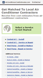 Mobile Screenshot of airconditionercostestimates.com
